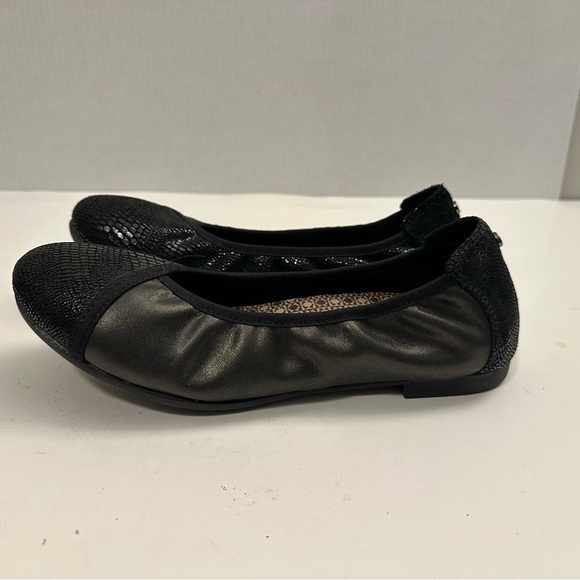 Revere Nairobi Orthotic Ballet Flat | Built-in Arc Support - Black Lizard Sz 40 - Picture 6 of 13
